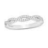 Thumbnail Image 1 of Previously Owned - Kleinfeld® 0.23 CT. T.W. Diamond Twist Band in 14K White Gold