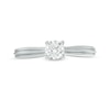 Previously Owned - Peoples 100-Year Anniversary 0.40 CT. T.W. Diamond Split Shank Engagement Ring in 14K White Gold