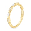 Thumbnail Image 2 of Previously Owned - 0.18 CT. T.W. Marquise and Round Diamond Alternating Anniversary Band in 10K Gold