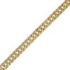 Previously Owned - 6.0mm Diamond-Cut Curb Chain Bracelet in Hollow 14K Two-Tone Gold - 7.25"