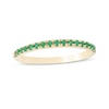 Thumbnail Image 1 of Previously Owned - Emerald Petite Stackable Band in 10K Gold