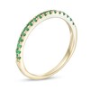 Thumbnail Image 3 of Previously Owned - Emerald Petite Stackable Band in 10K Gold