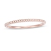 Thumbnail Image 0 of Previously Owned - 0.05 CT. T.W. Diamond Stackable Anniversary Band in 10K Rose Gold