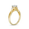 Thumbnail Image 3 of Previously Owned - 0.50 CT. T.W. Diamond Past Present Future® Split Shank Engagement Ring in 10K Gold