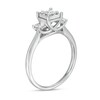 Thumbnail Image 2 of Previously Owned - 0.50 CT. T.W. Princess-Cut Diamond Past Present Future® Engagement Ring in 10K White Gold