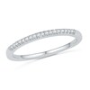 Thumbnail Image 2 of Previously Owned - 0.30 CT. T.W.  Black and White Diamond Frame Bridal Set in 10K White Gold