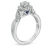 Thumbnail Image 2 of Previously Owned - Vera Wang Love Collection 0.75 CT. T.W. Diamond Frame Twist Engagement Ring in 14K White Gold