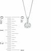 Previously Owned 0.50 CT. Diamond Solitaire Tension-Set Pendant in 14K White Gold (I/I1)