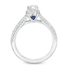 Thumbnail Image 3 of Previously Owned Vera Wang Love Collection 0.70 CT. T.W. Oval Diamond Split Shank Engagement Ring in 14K White Gold