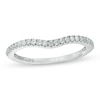 Thumbnail Image 0 of Previously Owned Vera Wang Love Collection 0.15 CT. T.W. Diamond Contour Wedding Band in 14K White Gold