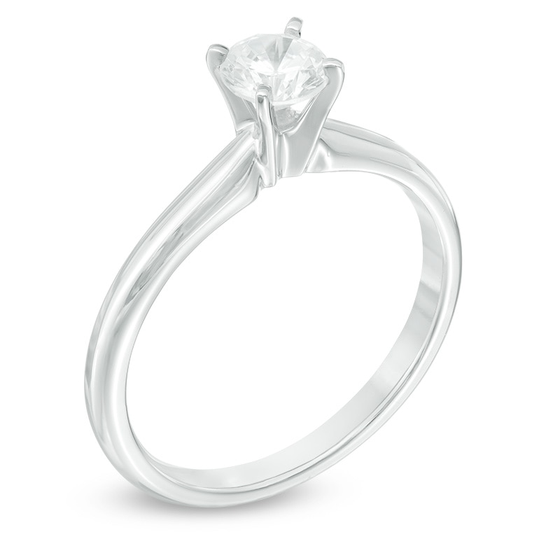 Previously Owned 0.50 CT. Diamond Solitaire Engagement Ring in 14K White Gold (J/I3)|Peoples Jewellers