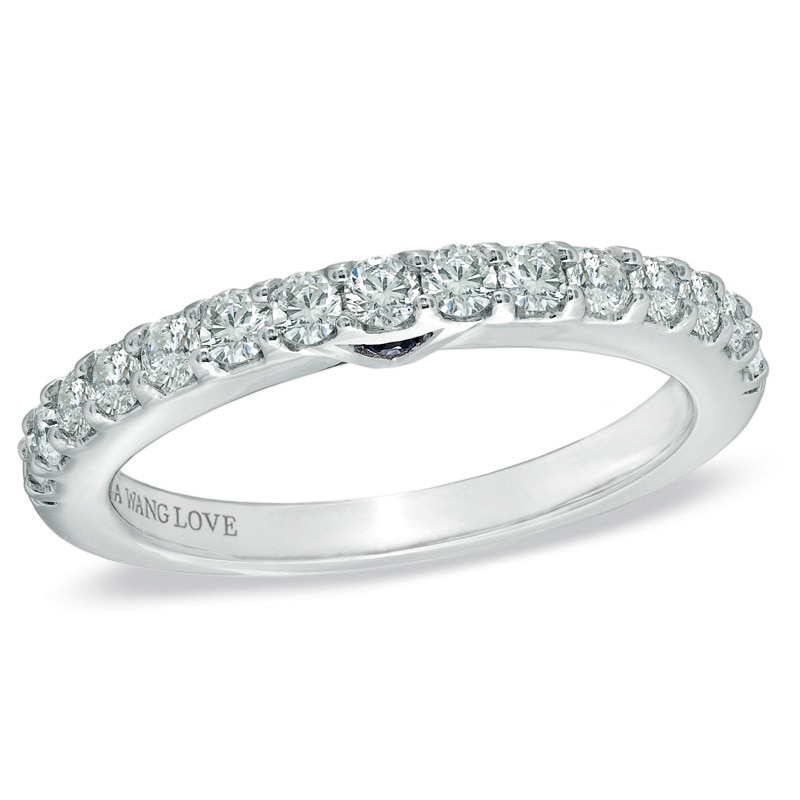 Previously Owned Vera Wang Love Collection 0.45 CT. T.W. Diamond Band in 14K White Gold