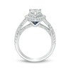 Thumbnail Image 2 of Previously Owned - Vera Wang Love Collection 1.58 CT. T.W. Pear-Shaped Diamond Double Frame Twist Engagement Ring in 14K White Gold