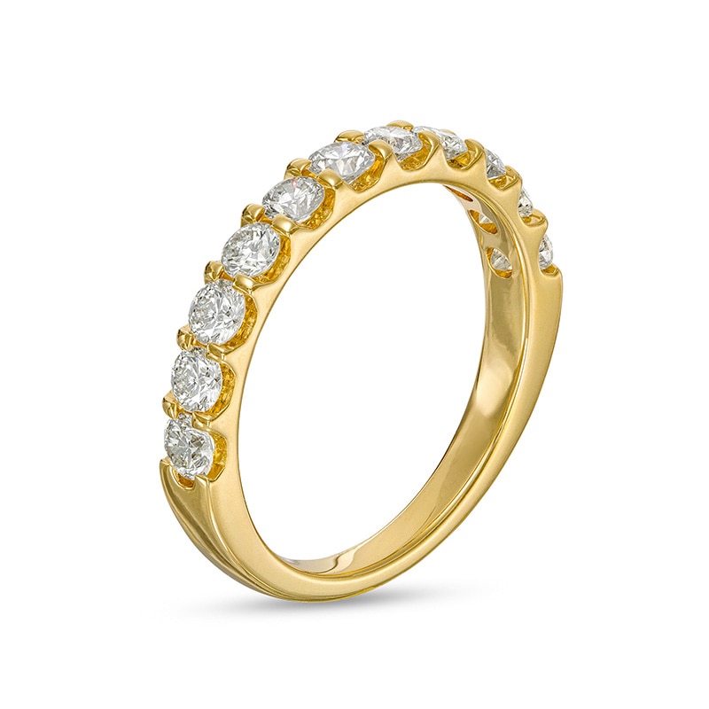 Main Image 3 of Previously Owned - 1.00 CT. T.W. Diamond Eleven Stone Anniversary Band in 14K Gold (I/SI2)