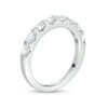 Previously Owned Vera Wang Love Collection 0.69 CT. T.W. Emerald-Cut Diamond Band in 14K White Gold (I/SI2)