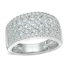 Previously Owned - 1.50 CT. T.W. Diamond Multi-Row Anniversary Band in 10K White Gold