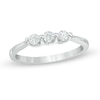 Thumbnail Image 1 of Previously Owned - 0.21 CT. T.W.  Diamond Three Stone Engagement Ring in 14K White Gold (I/I2)