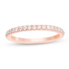 Thumbnail Image 0 of Previously Owned - Love's Destiny by Peoples 0.25 CT. T.W. Diamond Wedding Band in 14K Rose Gold (I/SI2)