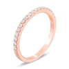 Thumbnail Image 1 of Previously Owned - Love's Destiny by Peoples 0.25 CT. T.W. Diamond Wedding Band in 14K Rose Gold (I/SI2)