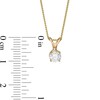 Thumbnail Image 3 of Previously Owned - 0.50 CT. Diamond Solitaire Pendant in 14K Gold (J/I3)