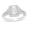Thumbnail Image 1 of Previously Owned - Marilyn Monroe™ Collection 0.69 CT. T.W. Emerald-Cut Diamond Vintage-Style Ring in 14K White Gold