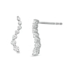 Thumbnail Image 1 of Previously Owned - 0.33 CT. T.W. Journey Diamond Drop Earrings in 10K White Gold