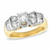 Previously Owned - 1.29 CT. T.W. Diamond Past Present Future Ring in 14K Gold