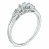 Thumbnail Image 1 of Previously Owned - 0.33 CT. T.W. Diamond Past Present Future® Ring in 14K White Gold