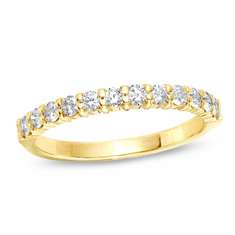 Previously Owned - Ladies' 0.50 CT. T.W. Diamond Wedding Band in 14K Gold