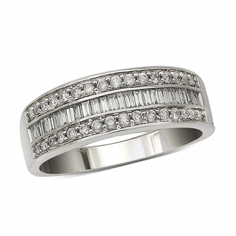 Previously Owned - 0.40 CT. T.W. Diamond Anniversary Band in 10K White Gold