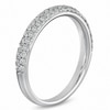 Thumbnail Image 2 of Previously Owned - Vera Wang Love Collection 0.37 CT. T.W. Diamond Two Row Band in 14K White Gold