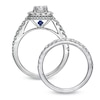 Thumbnail Image 2 of Previously Owned - Vera Wang Love Collection 1.95 CT. T.W. Princess-Cut Diamond Frame Bridal Set in 14K White Gold