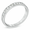Thumbnail Image 1 of Previously Owned - 0.25 CT. T.W. Diamond Channel-Set Anniversary Band in 18K White Gold (E/I1)