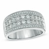 Thumbnail Image 0 of Previously Owned - 1.00 CT. T.W. Diamond Multi-Row Anniversary Band in 14K White Gold