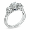 Thumbnail Image 2 of Previously Owned - Vera Wang Love Collection 0.95 CT. T.W. Diamond Three Stone Twist Engagement Ring in 14K White Gold