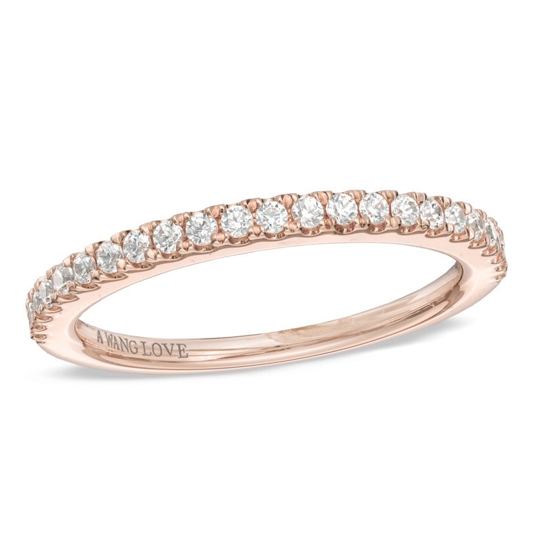 Previously Owned - Vera Wang Love Collection 0.23 CT. T.W. Diamond Band in 14K Rose Gold|Peoples Jewellers