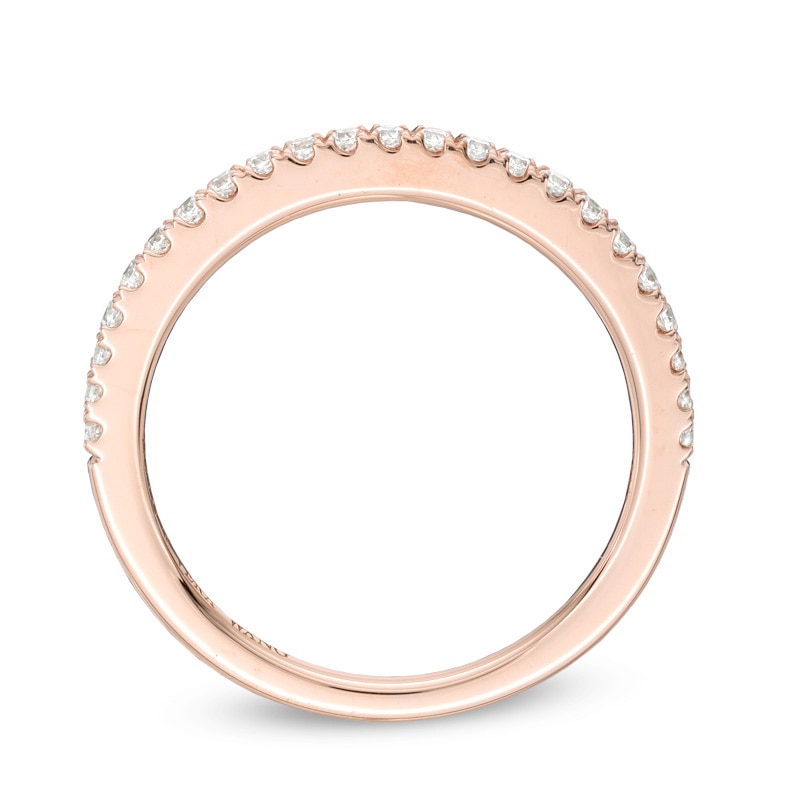 Previously Owned - Vera Wang Love Collection 0.23 CT. T.W. Diamond Band in 14K Rose Gold