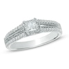 Thumbnail Image 0 of Previously Owned - 0.50 CT. T.W. Princess-Cut Diamond Split Shank Engagement Ring in 10K White Gold