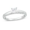 Previously Owned -  0.50 CT. Princess-Cut Diamond Solitaire Engagement Ring in 14K White Gold