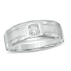 Thumbnail Image 0 of Previously Owned - Men's 0.23 CT. Diamond Solitaire Ring in 10K White Gold