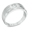 Thumbnail Image 1 of Previously Owned - Men's 0.23 CT. Diamond Solitaire Ring in 10K White Gold