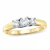 Thumbnail Image 0 of Previously Owned - 0.50 CT. T.W. Diamond Three Stone Engagement Ring in 14K Gold