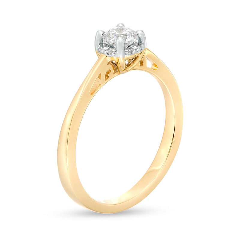 Previously Owned - 0.50 CT. T.W. Canadian Solitaire Diamond Engagement Ring in 14K Gold (I/I1)