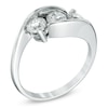 Thumbnail Image 1 of Previously Owned - 1.00 CT. T.W. Canadian Diamond Three Stone Engagement Ring in 14K White Gold (I/I1)