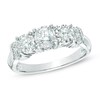 Thumbnail Image 0 of Previously Owned - 0.50 CT. T.W. Diamond Past Present Future® Engagement Ring in 10K White Gold