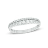 Thumbnail Image 0 of Previously Owned - 0.40 CT. T.W. Diamond Double Row Band in 14K White Gold