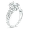 Thumbnail Image 2 of Previously Owned -  1.50 CT. T.W. Emerald-Cut Diamond Frame Engagement Ring in 14K White Gold