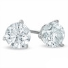 Thumbnail Image 1 of Previously Owned - 0.70 CT. T.W.  Diamond Solitaire Stud Earrings in 14K White Gold (I/I2)