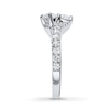 Thumbnail Image 3 of Previously Owned - Ever US™ 2.00 CT. T.W. Two-Stone Diamond Bypass Ring in 14K White Gold (I/SI2)
