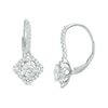 Thumbnail Image 1 of Previously Owned - 1.38 CT. T.W.  Diamond Kite-Shaped Scalloped Frame Drop Earrings in 14K White Gold (I/I2)